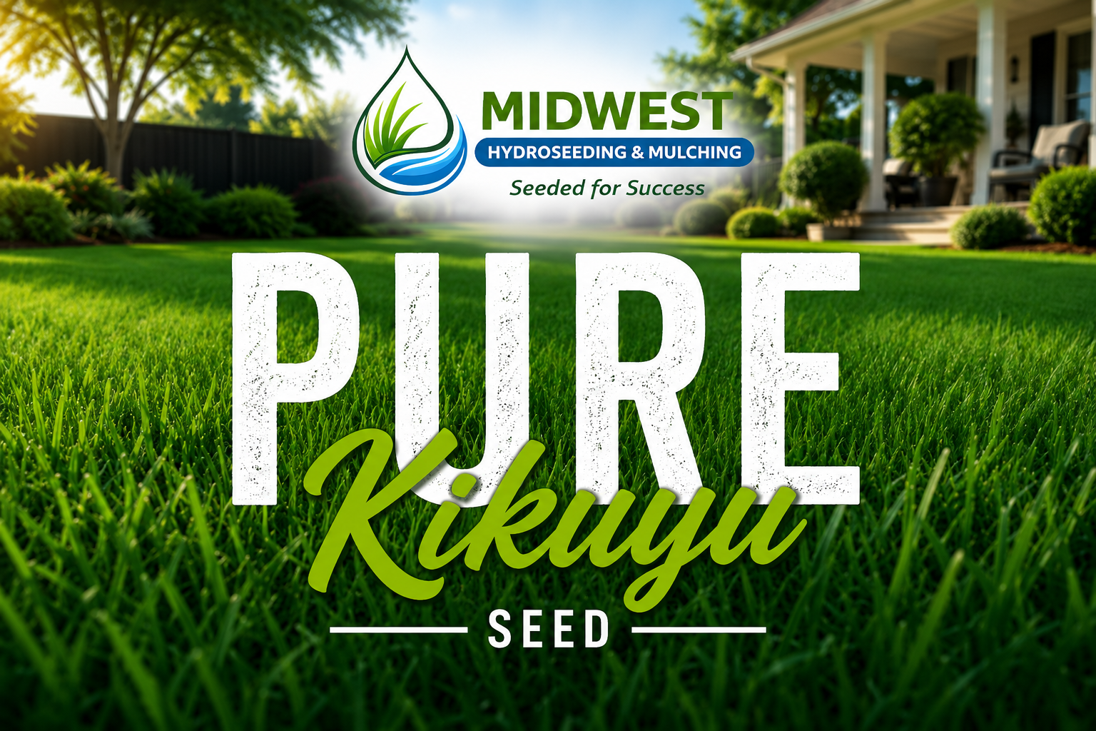Pure Kikuyu Seed (Coated)